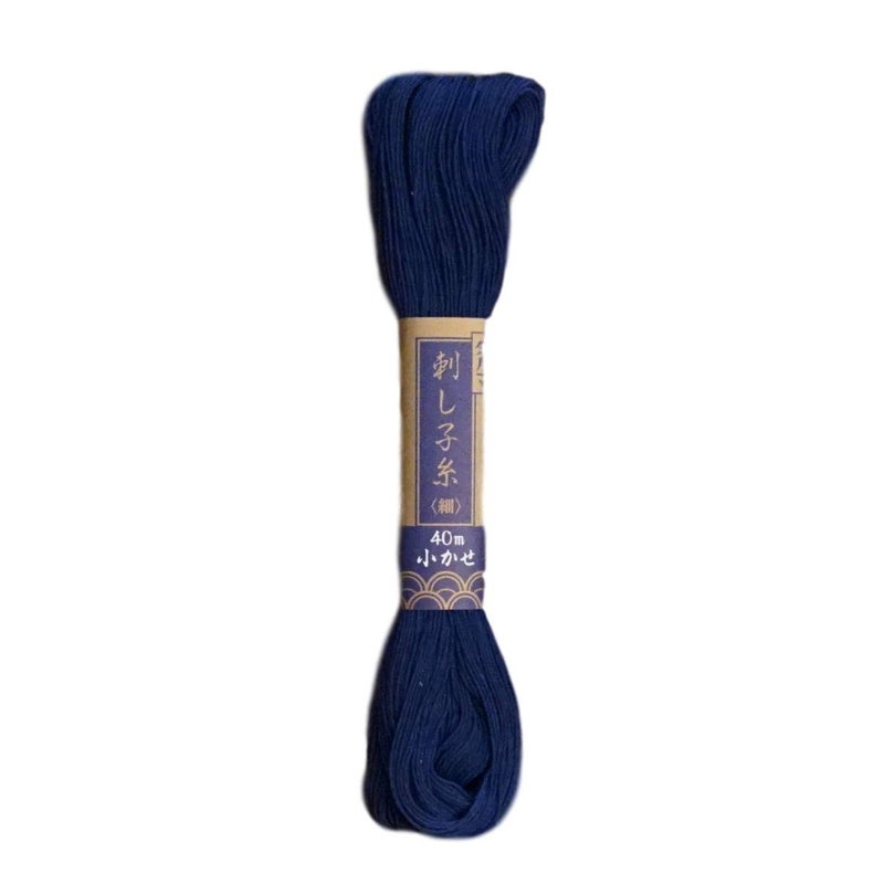 Daruma Yokota Daruma Sashiko Thread 5 Skein Essential Color Set (Thin Sashiko Thread - Hoso) - Image 4